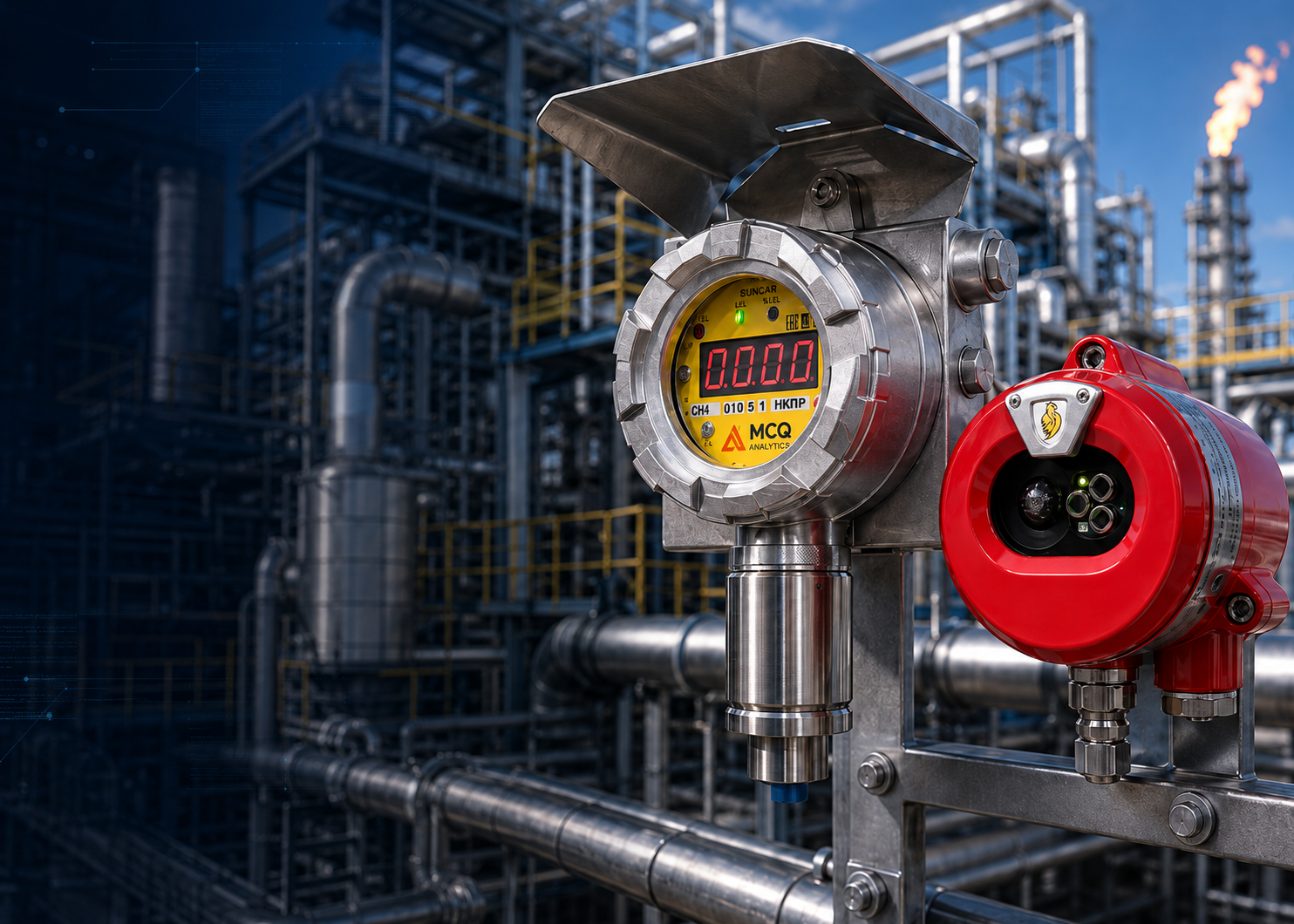 Газоаналитическое оборудование Suncar в промышленной среде